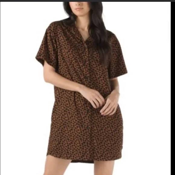 Vans wild woven Botton up shirt dress - Picture 1 of 11